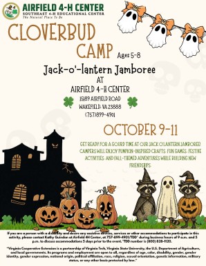 Jack-O-Lantern Jamboree Cloverbud Camp